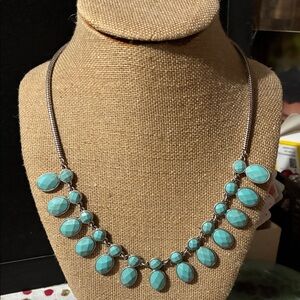 Lucky Brand Turquoise Statement Necklace